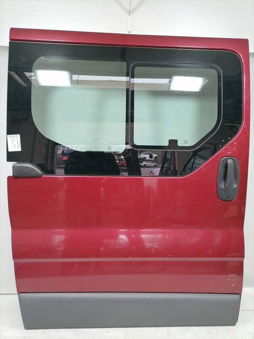 Renault Trafic 2 original Schiebet&uuml;r rechts NV713 Rouge Cerise verglast Bj.2008